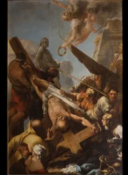 De kruisiging van Sint Petrus