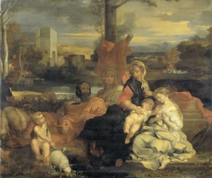 Het mystieke huwelijk van de heilige Catharina