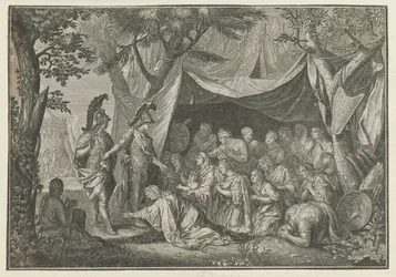 Alexander de Grote ontmoet Stateira, Sisygambis en de familie van Darius (serie titel)