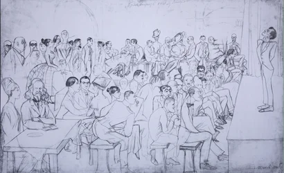 Het rusthuis van de komieken, 1916