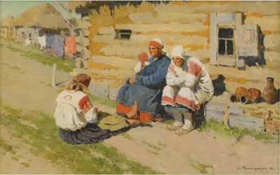 Wachten in de zon, 1894