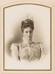 Elisabeth Fjodorovna van Rusland (Elisabeth van Hessen-Darmstadt) (1864-1918) - Prinses van Hessen bij de Rijn, de Groothertogin Elisabeth Fjodorovna van Rusland, door Levitsky, Sergei Lvovich (1819-1898)