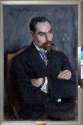 Portret van de dichter Valery Bryusov
