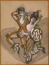 Kostuumontwerp voor het toneelstuk Het Huwelijk van Figaro door P. de Beaumarchais, 1915