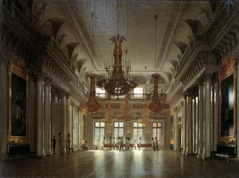 De zaal van de veldmaarschalk in het Winterpaleis