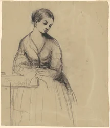 Jonge Vrouw, Florence [recto]