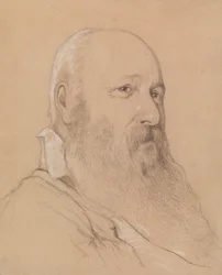 Portret van een man met baard