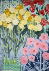 Levendige tuinbloemen