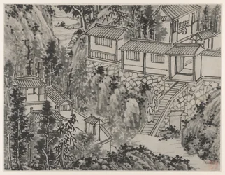 Twaalf Zichten op de Tijgerheuvel, Suzhou: Het Pijnbomenverblijf