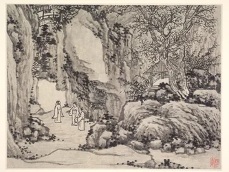Twaalf Zichten op de Tijgerheuvel, Suzhou: De Zwaardbron, Tijgerheuvel
