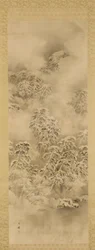 Winterlandschap, Edo-periode of Meiji-tijdperk