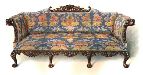Mahoniehouten Sofa