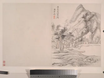 Landschappen op de manier van Song- en Yuan-meesters