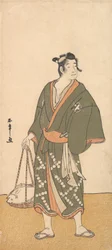 De acteur Otani Hiroemon III als een visverkoper, 1726-1792