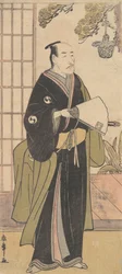 De Vijfde Ichikawa Danjuro in de Rol van Oboshi Yuranosuke, juni 1783