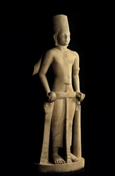 Vishnu uit Dong Si Mahapot, Thailand