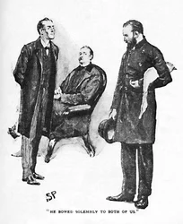 Hij boog plechtig voor ons beiden, 1892