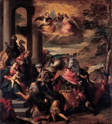 De Aanbidding der Wijzen, 1580