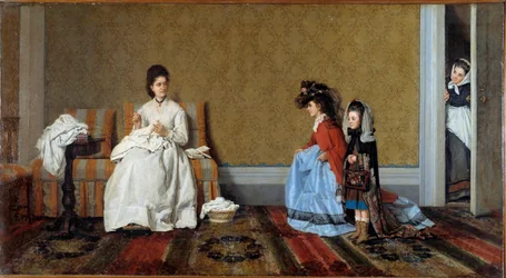 Kleine meisjes spelen grote dames