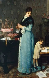 Moeder, door Silvestro Lega