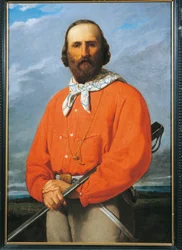 Portret van Giuseppe Garibaldi