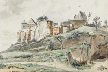 Vue du château de Keizersberg, Leuven, 1782