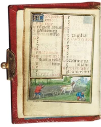 Folio uit een miniatuur Getijdenboek, gebruik van Rome, Brugge, 1530-35