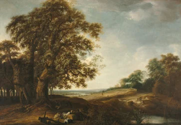 Slapende boeren bij velden (Parabel van het onkruid)