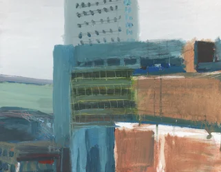 Wandsworth stadsgezicht 5, 2009 (acryl en grafiet op doek)