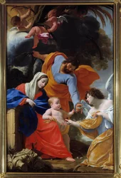 De rust van de Heilige Familie. Grenoble, Musée des Beaux Arts