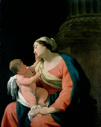 De Maagd en het Kind van de Kolom, ca. 1639-1640