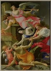 De Tijd Overwonnen door Liefde, Venus en Hoop, ca. 1645-46