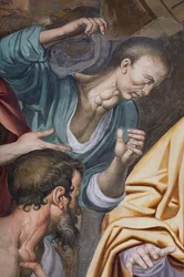 Aanbidding van de herders, 1578-82 (detail)