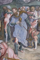 De aanbidding der wijzen, Presbitery, 1578-82 (detail)