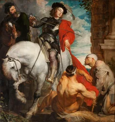 Sint Martinus deelt zijn mantel, 1625