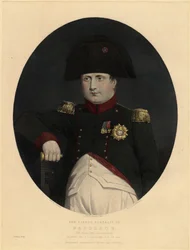 Laatste portret van Napoleon aan boord van de Bellerophon, 1815