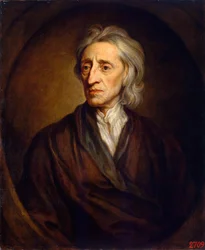 Portret van de arts en filosoof John Locke, 1632-1704, 1697