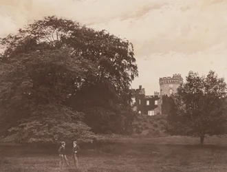 Kasteel Tullichewan, Vale of Leven, Schotland,1857 (foto)