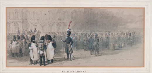 Nationale Garde in de Tuilerieën, 1846