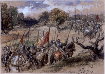 Op de mars, 1874