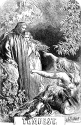 Scène uit Shakespeares De Storm, 1856-1858