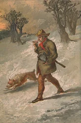 De houthakker en zijn hond, 1862