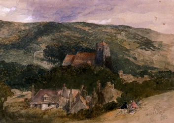 Uitzicht op Hastings