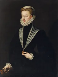 Portret van Joanna van Oostenrijk (1547-1578)