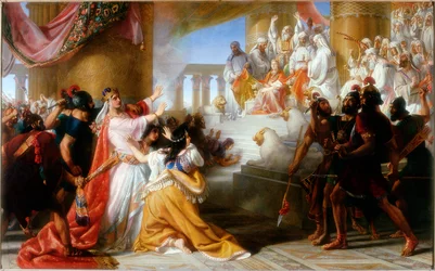 De ontzetting van Atalja bij de kroning van Joas, circa 1858