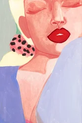 Serene rode lippen