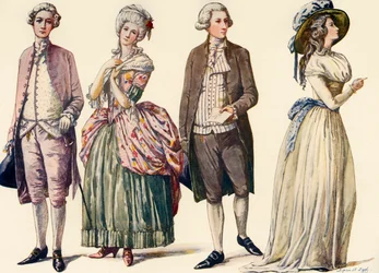 Kostuums tijdens het bewind van George III en de eerste jaren van de Republiek 1778-1790, 1903, 1937