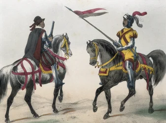 Cavaleristen tijdens het bewind van Filips II van Spanje, 1851-1859