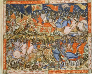 Fol.39r De Exploits van Hector, uit de Codex Benito Santa Mora