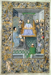 Frontispice van Antonio de Nebrijas (1444-1522) Gramatica